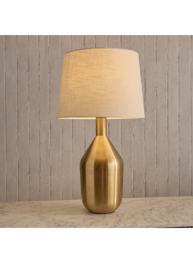 Home Box Big Size Metal Table Lamp with Linen Shade - Image 2